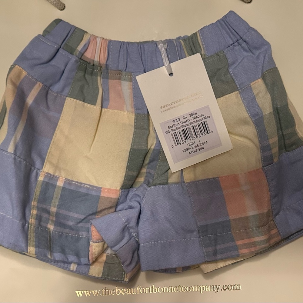 The Beaufort Bonnet Company Shelton shorts boys madras
